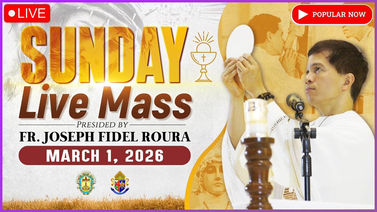 SUNDAY FILIPINO LIVE MASS TODAY ONLINE II MARCH 1, 2026 II FR. FIDEL ROURA