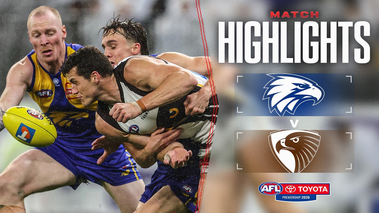 West Coast Eagles v Hawthorn Highlights | Round 24, 2026 | AFL