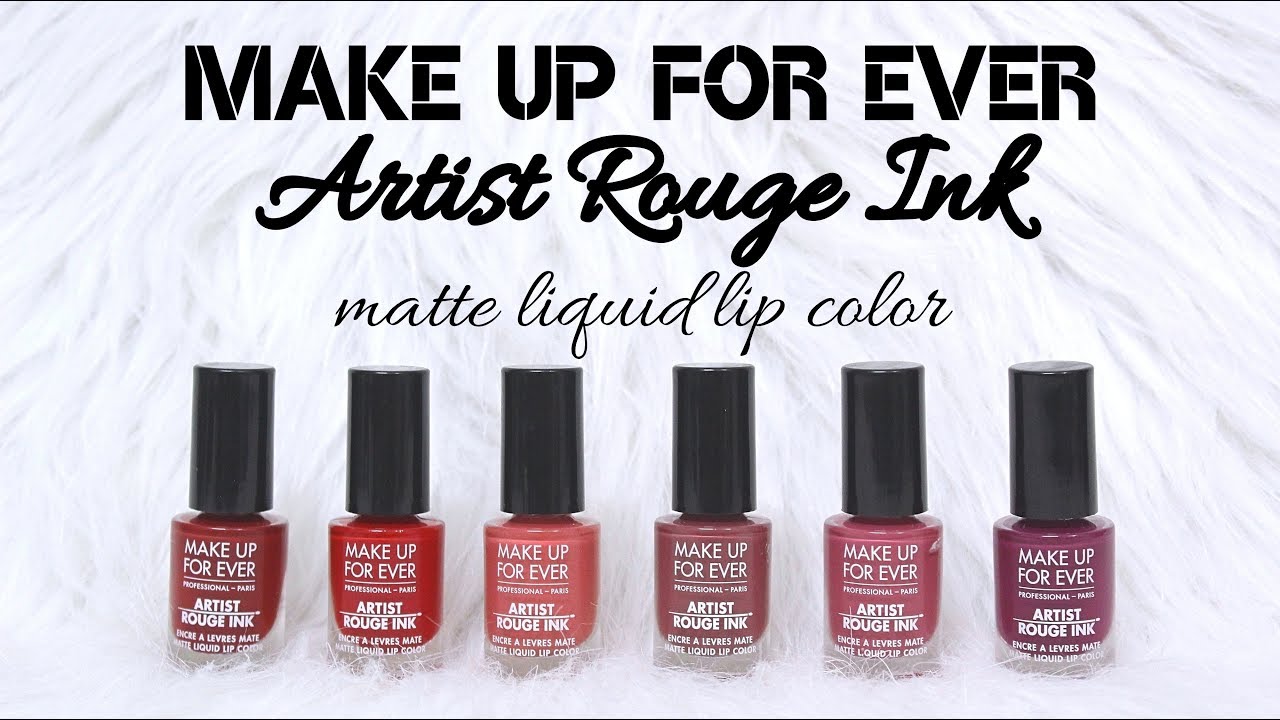 BIYW Review Chapter: #103 MAKE UP FOR EVER ARTIST ROUGE INK MATTE LIQUID LIP COLOR SWATCH & REVIEW