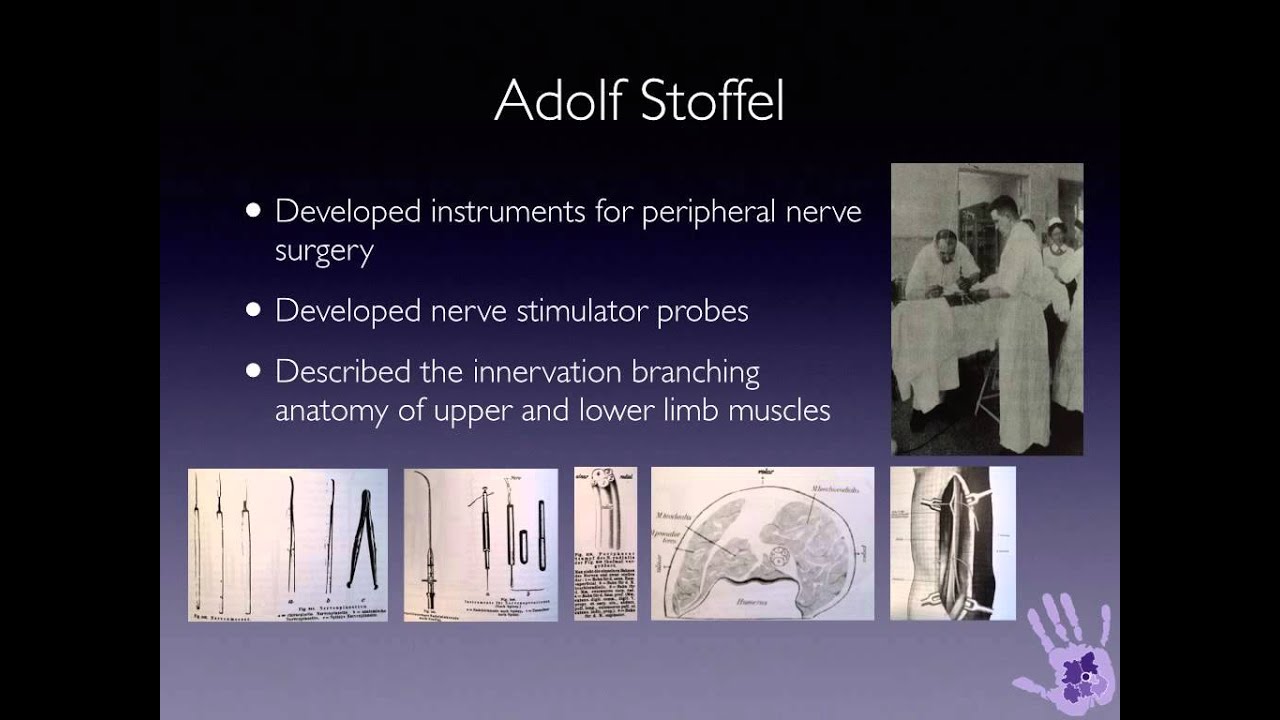 100 years of nerve transfer surgery Adolf Stoffel Video Presentation