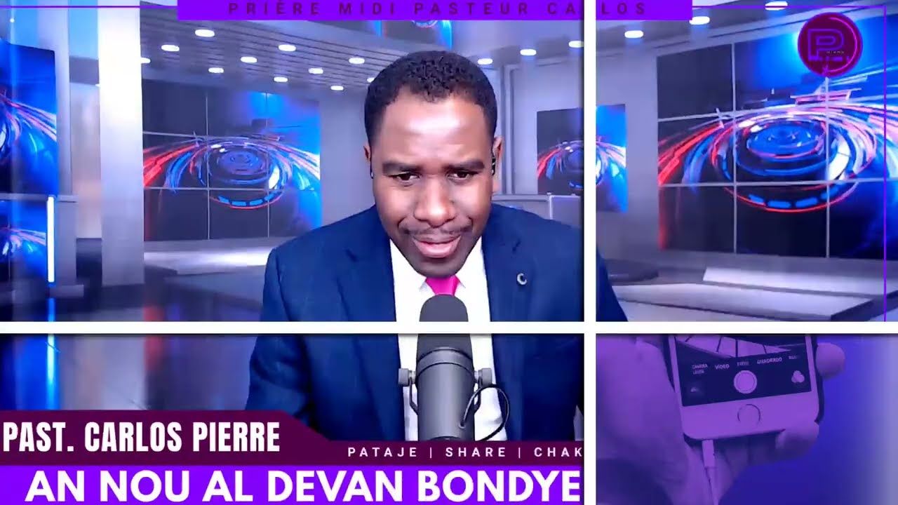Ke Bondye map sèvi-a elaji tèritwa'w I #Subscribe I Pasteur Carlos Pièrre I #PrièreMidi