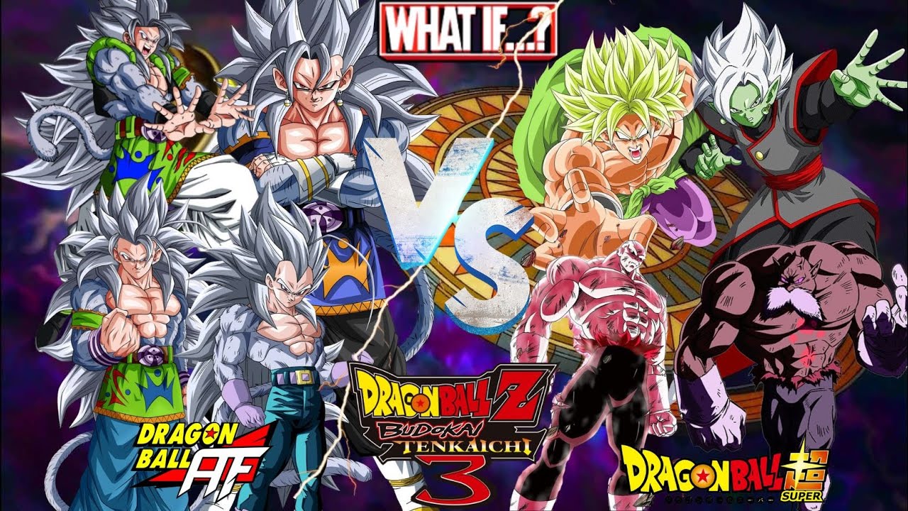 Dragon Ball Z Budokai Tenkaichi 3 Super VS AF V3 - UPDATE - Team AF vs Villanos Dragon Ball Súper