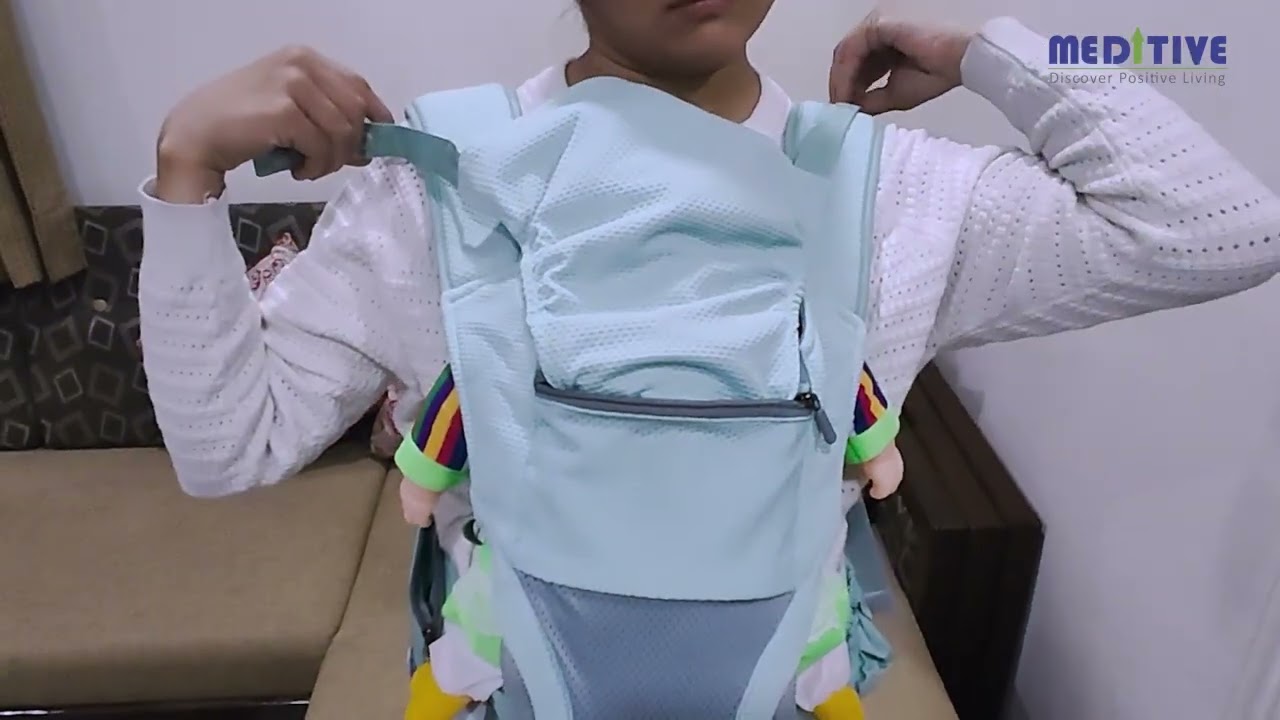 MEDITIVE Baby Carrier with Hip Seat #babycarrier #babycarriage #babysling