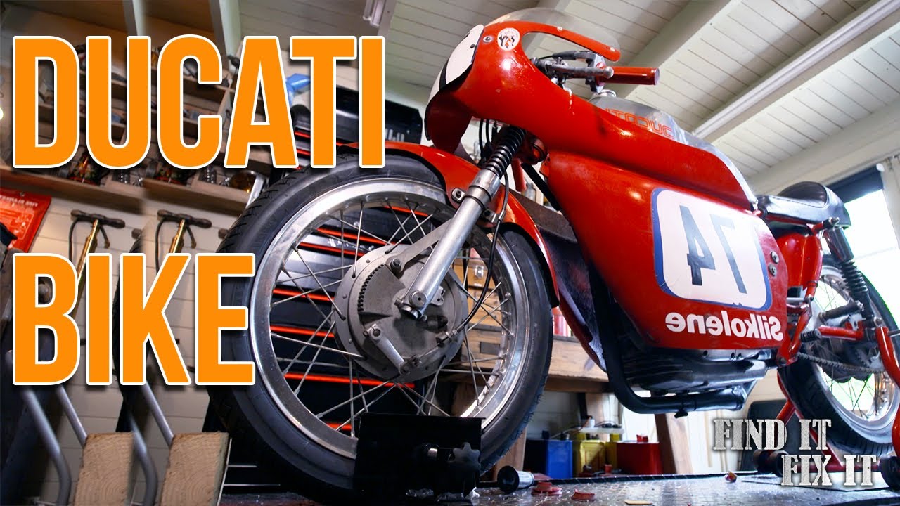 Восстановление одноцилиндрового гоночного мотоцикла Ducati объёмом 350 куб. см | Найти, отремонти...