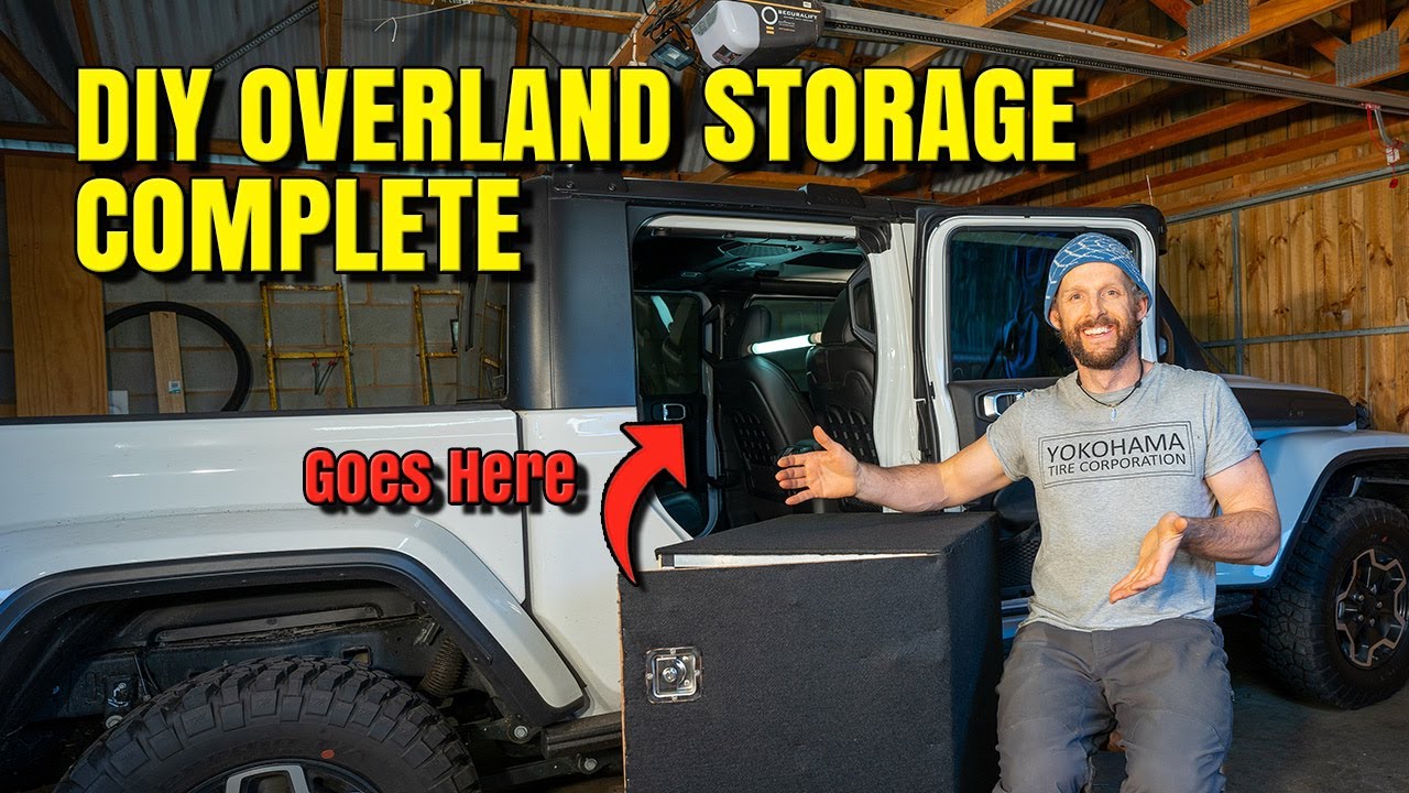 DIY Overland Storage COMPLETE for my Jeep Gladiator