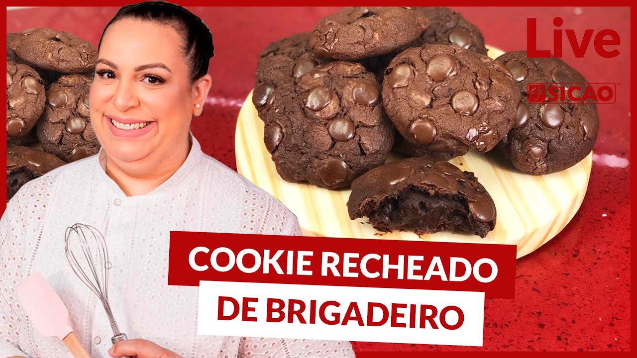 🔴 COOKIE RECHEADO DE BRIGADEIRO COM CHEFE ANA COSTA l SICAO l LOJA SANTO ANTONIO