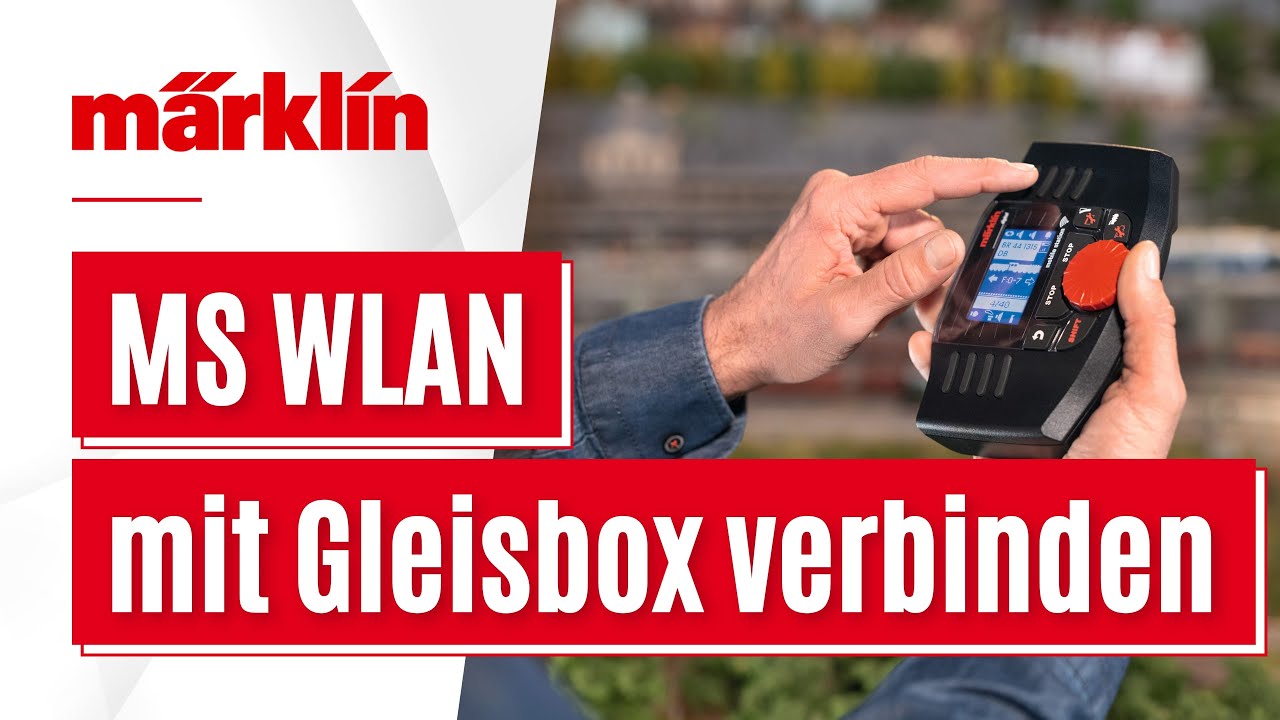Mobile Station WLAN mit einer MS2 Gleisbox verbinden
