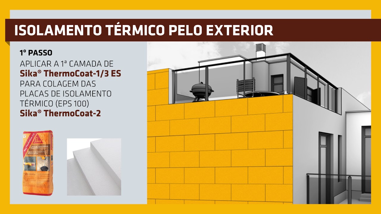 Isolamento térmico pelo exterior