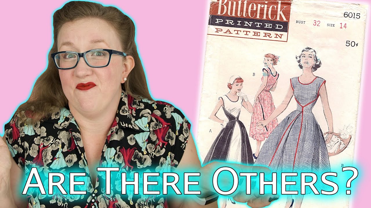 Walkaway Dress DUPES??? Are there other vintage sewing patterns that look like the Butterick 6015?