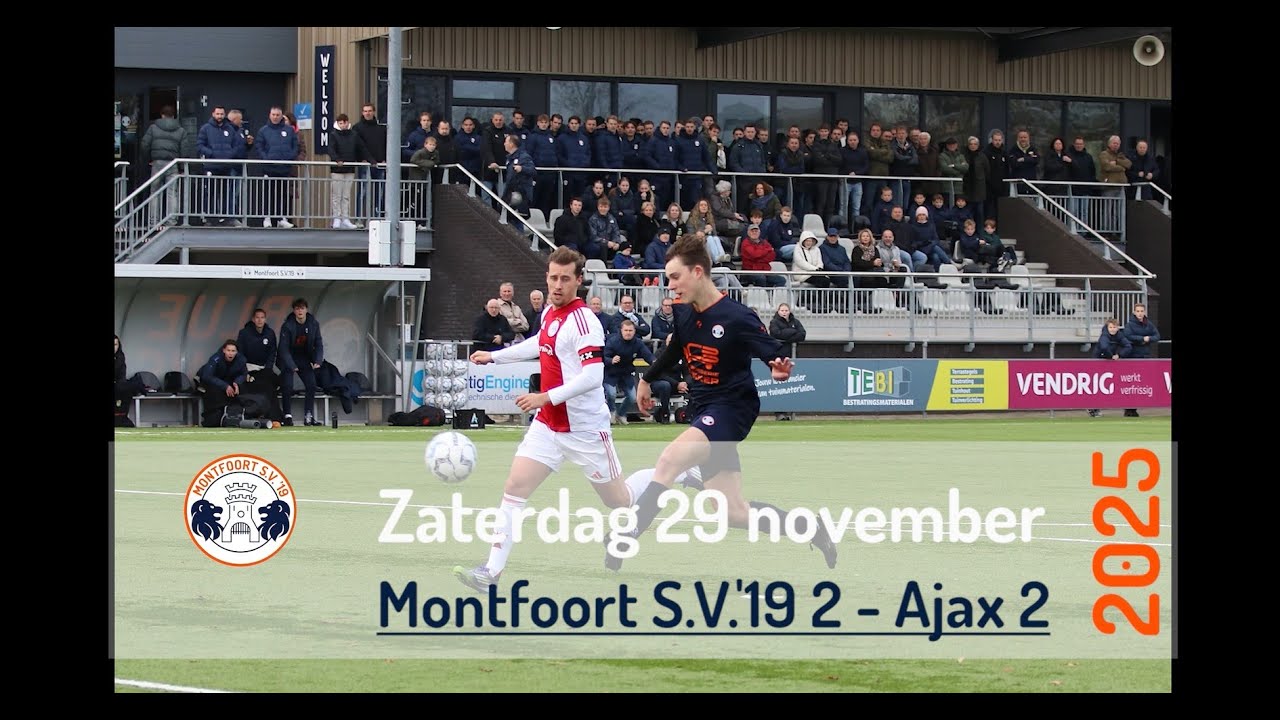 Montfoort S.V.'19 2 - Ajax 2