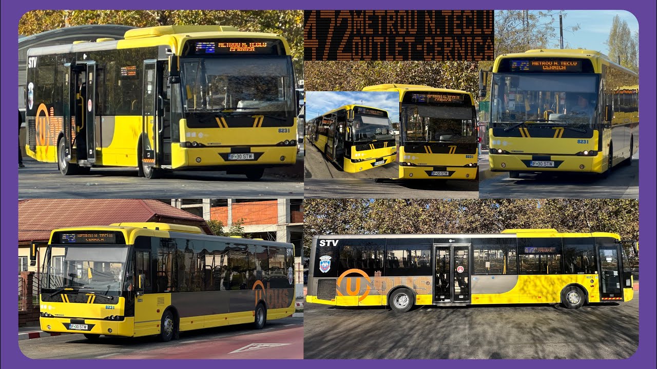 CĂLĂTORIE PE AUTOSTRADA SOARELUI CU VDL BERKHOFF #8231 LINIA 472