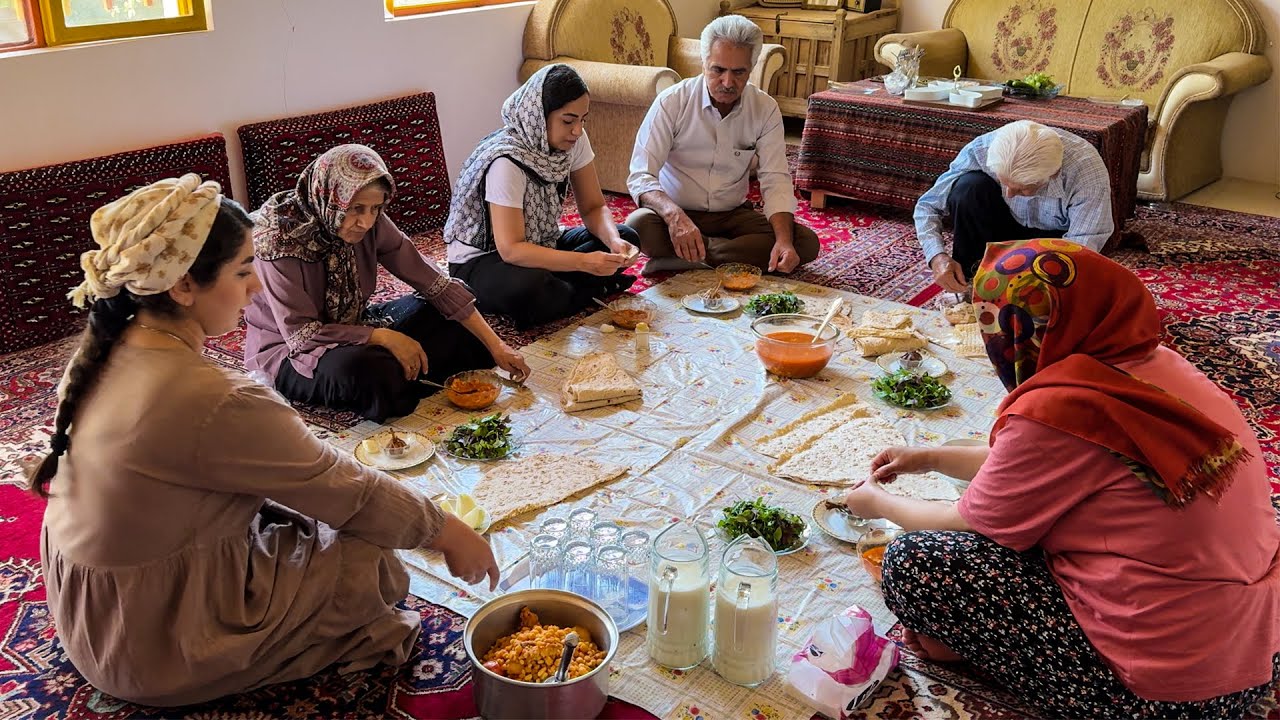 Жизнь в иранской деревне в дождливый день 🇮🇷 Как на самом деле живут семьи в маленьких деревнях?