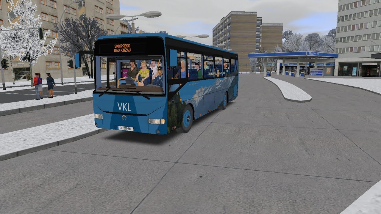 OMSI 2 - Bad Kinzau 3.11 - Linia SkiXpress - Irisbus Crossway 10.6