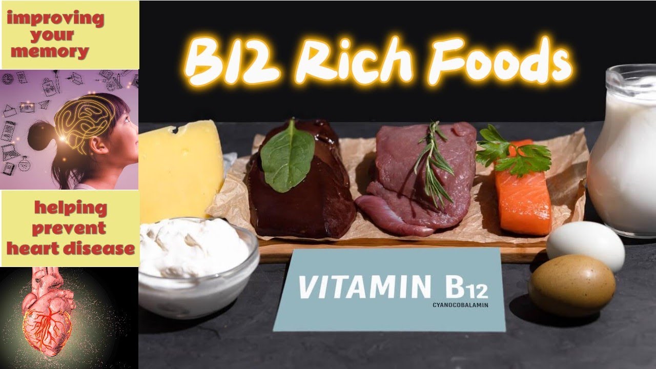10 Vitamin B12 Rich Foods : Boosts Mood and Energy Levels #vitamin #food #heart