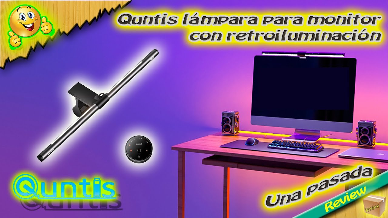 Quntis l&aacute;mpara led para monitor con retroiluminaci&oacute;n