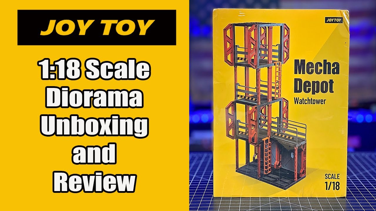 Распаковка и обзор диорамы Mecha Depot 1:18 от JoyToy