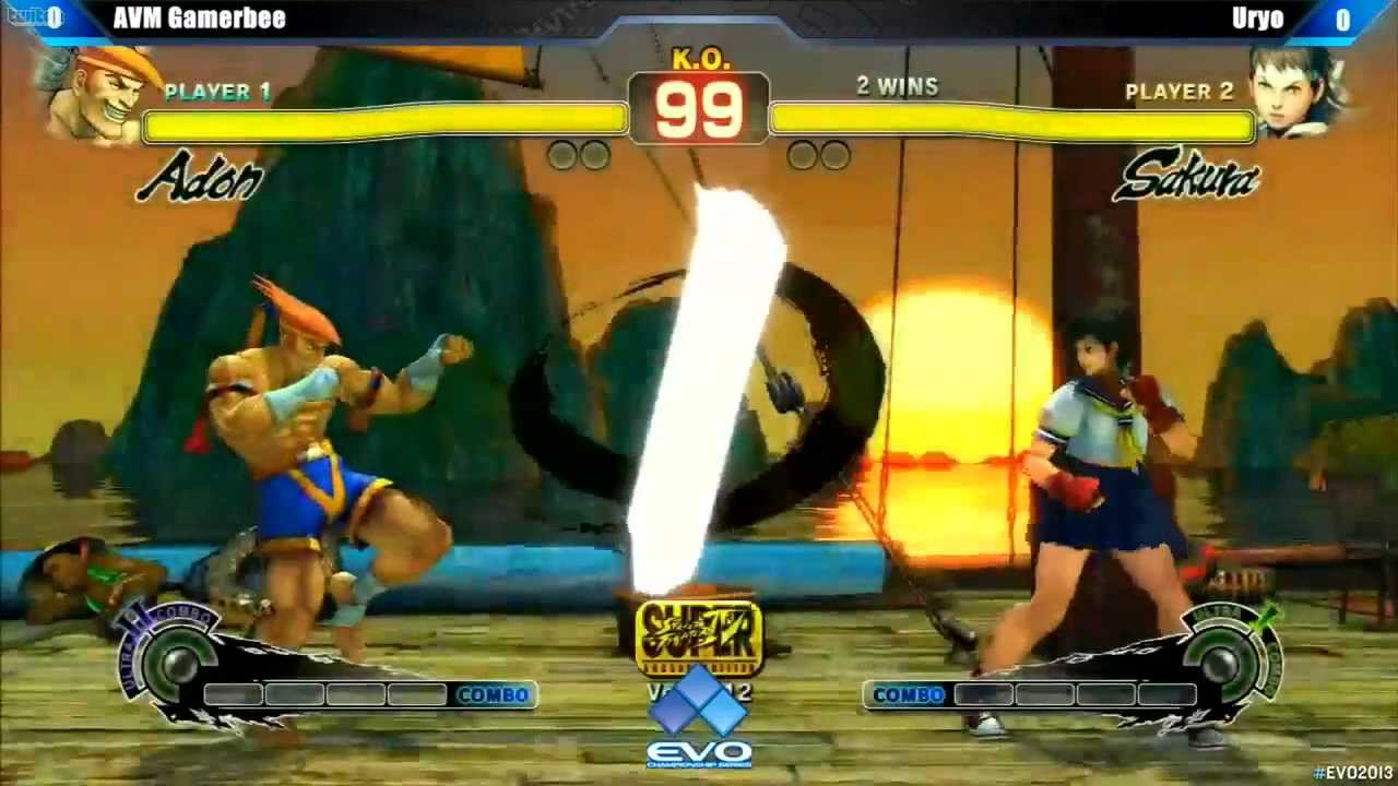 EVO 2013 - AVM GamerBee (Adon) vs Uryo (Sakura) - SSF4 AE