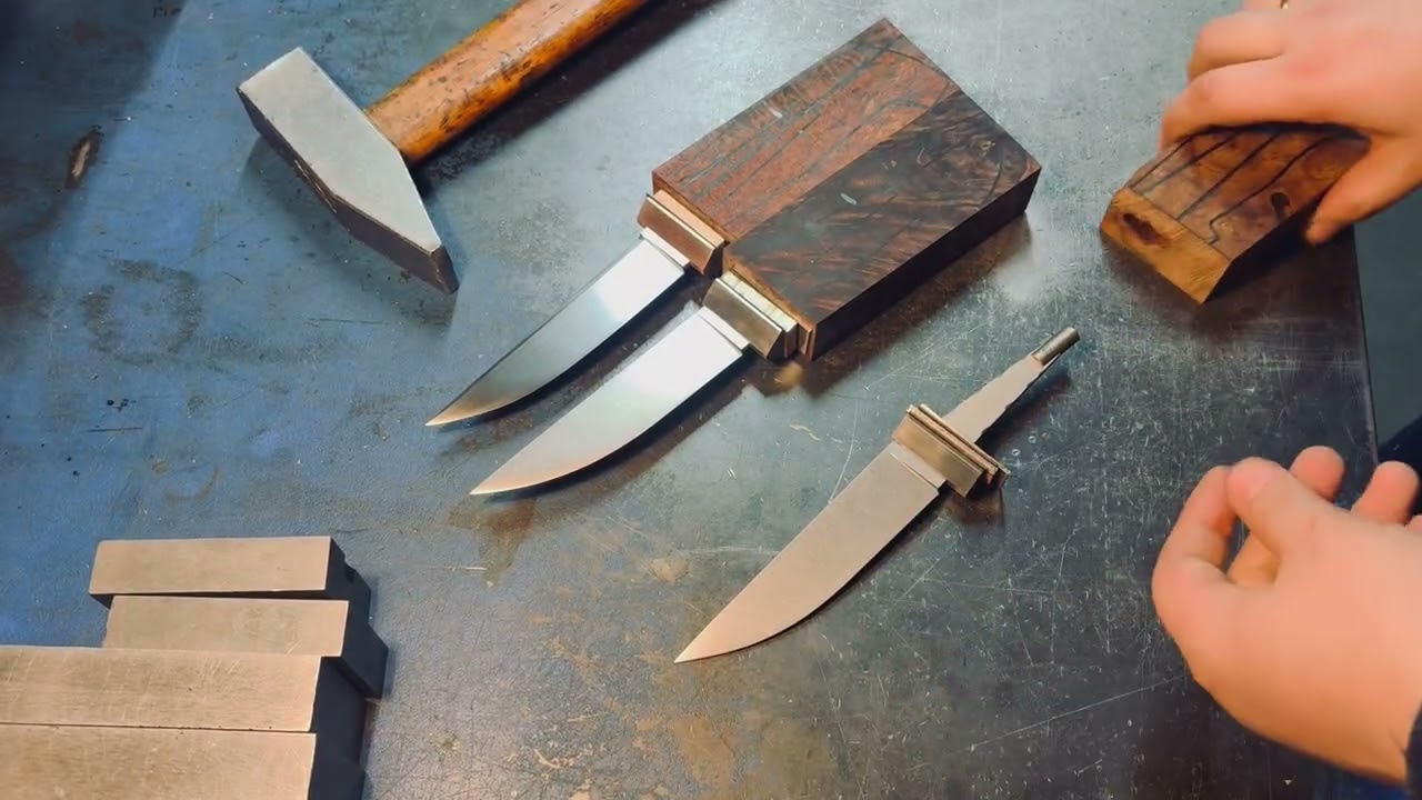 Делаю ножи из инструментальной стали! #makingknife #handmade #custommade 
