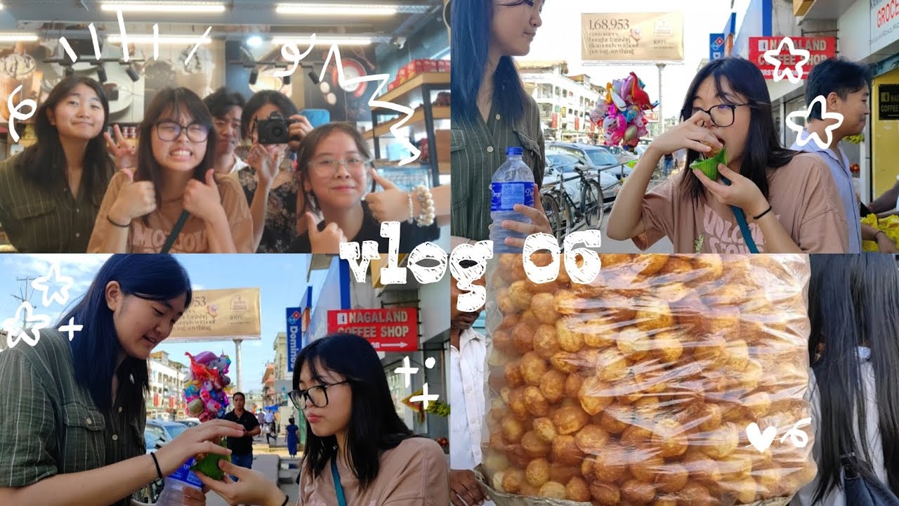 My korean friends try Indian Street food for the first time | Dimapur, Nagaland |