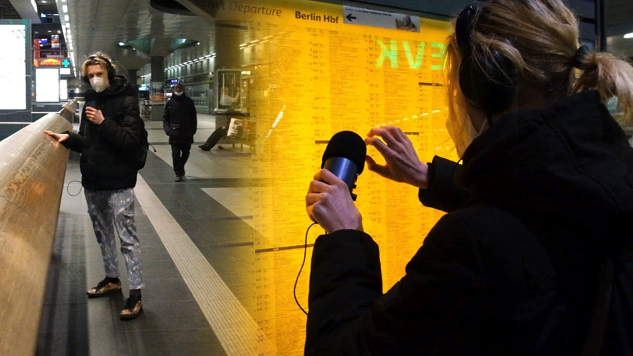ASMR stuck in Berlin at 4am (Public ASMR)