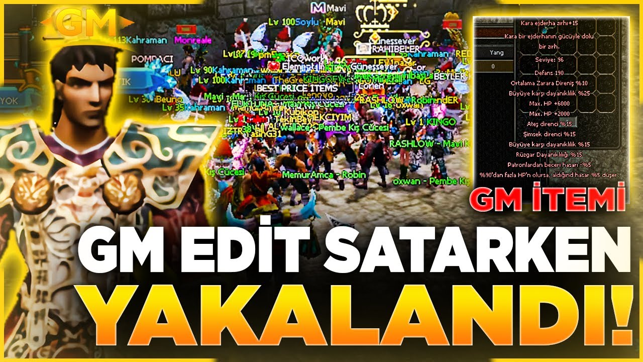 GM EDİT SATARKEN YAKALANDI ! 😱 2. URAL VAKASI YAŞANDI! 🔥 | Metin2 Safir#37