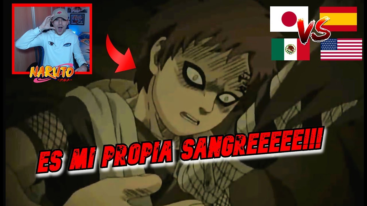 🥵Español REACCIONA AL GRITO DE GAARA 🌀EXÁMENES CHUNIN🍥EN EL DOBLAJE LATINO ||🚩*ES MI SANGREEE*🚨