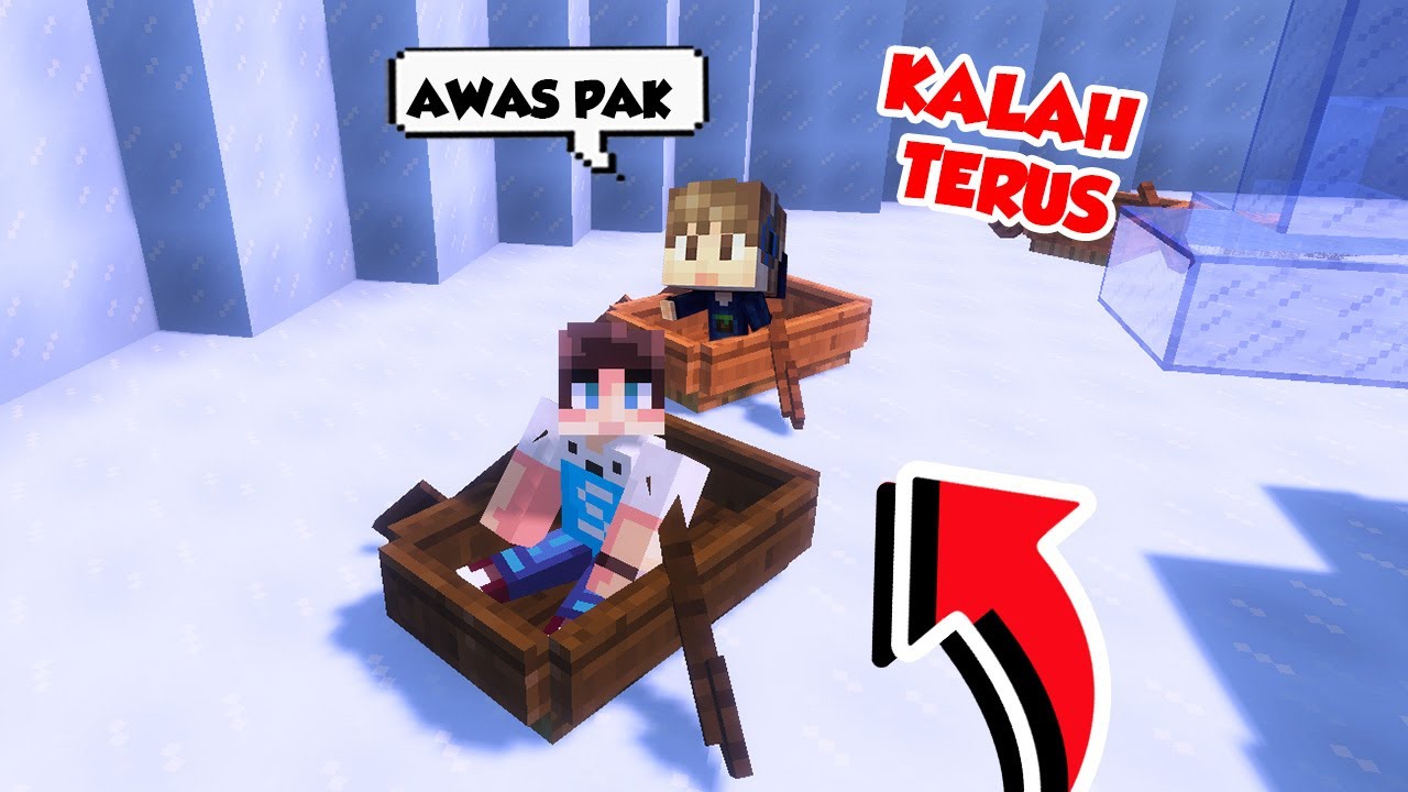 WAHANA BALAPAN ES PALING NGAKAK DI MINECRAFT!!!