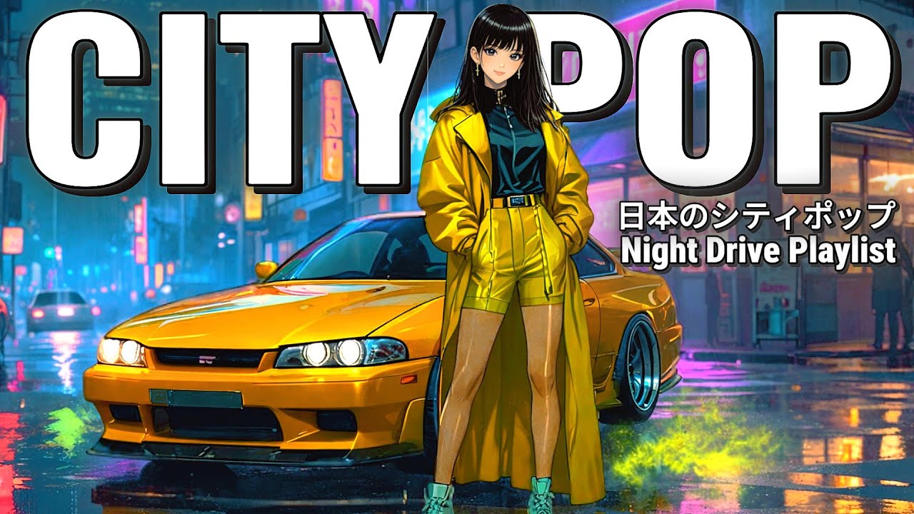 Tokyo Night Drive City Pop｜夜を走る日本シティポップ｜Gentle Male Vocals【Playlist 01】