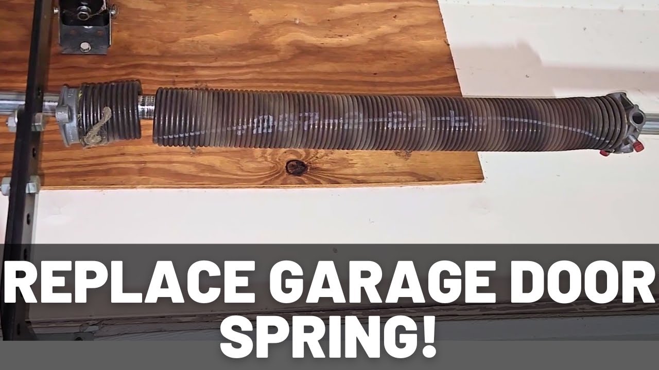 How to Replace a Garage Door Spring
