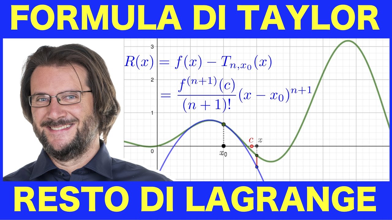 Formula di Taylor con resto di Lagrange, spiegazione e dimostrazione