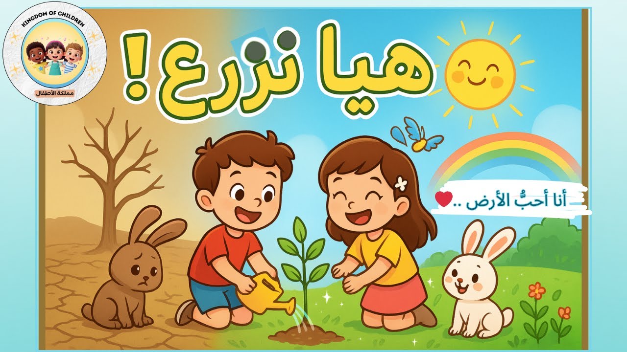 🎵 أغنية الأطفال عن الطبيعة | أحب الأرض والشجر والزهور 🌳🌸🌞 #أغاني_أطفال  #تعليم_الأطفال #سوريا #song