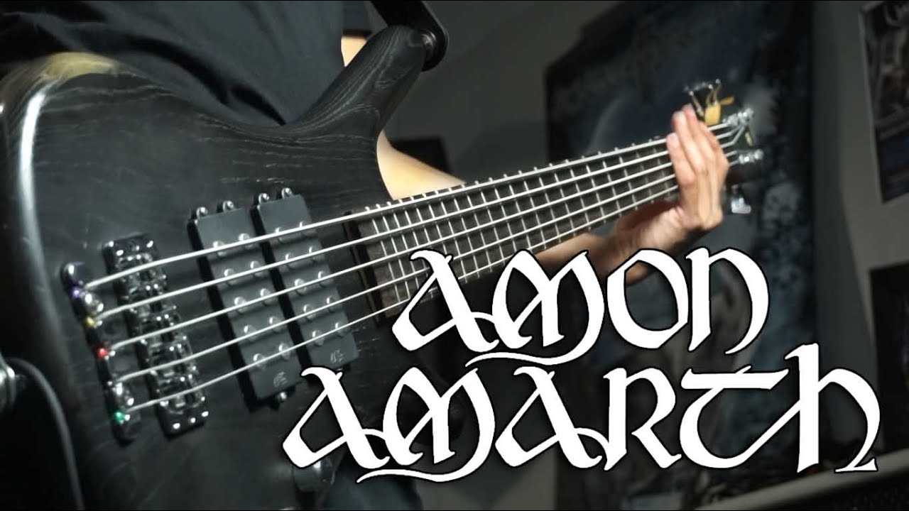 Amon Amarth - Raven's Flight (Bass Cover) + FREE TAB