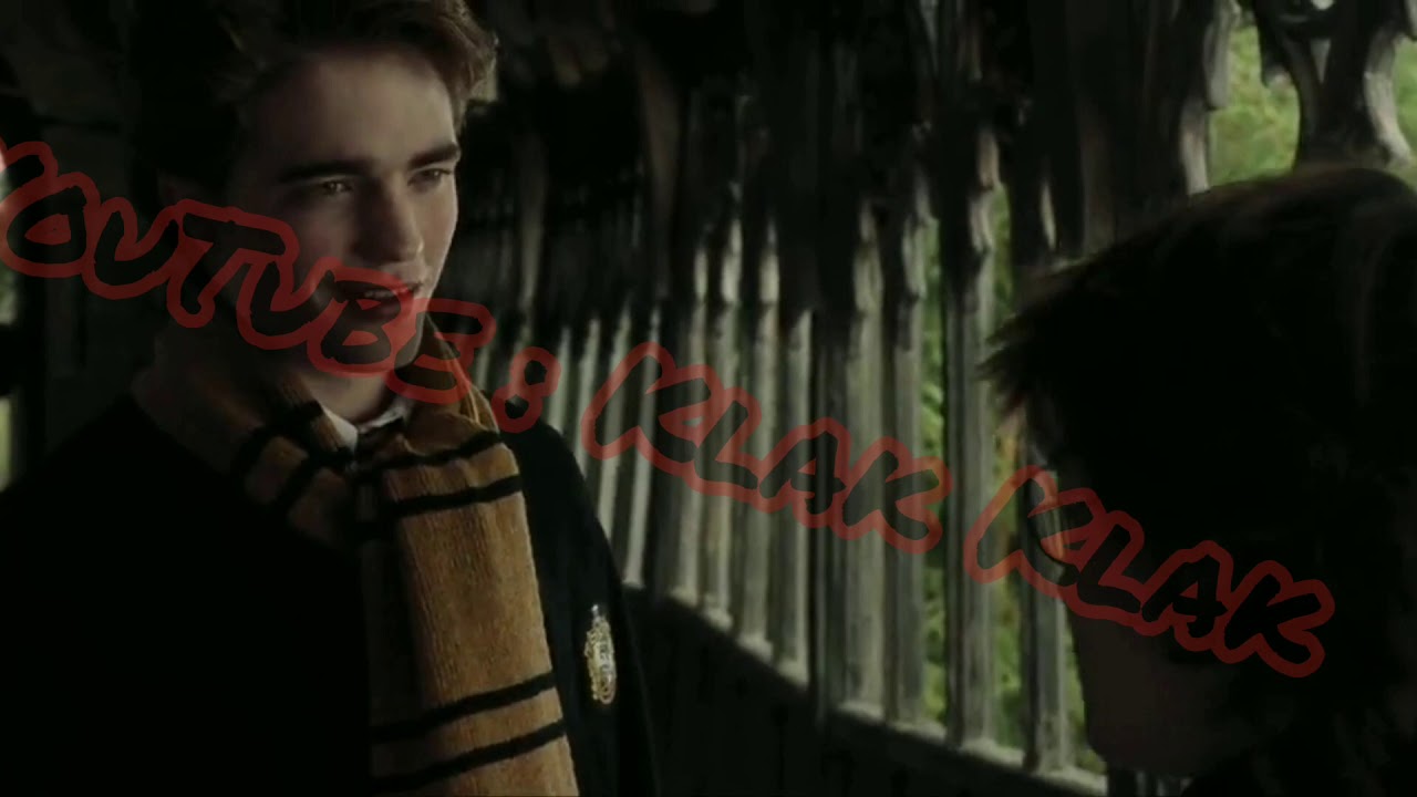 Cedrico ajudando Harry com a tarefa do ovo