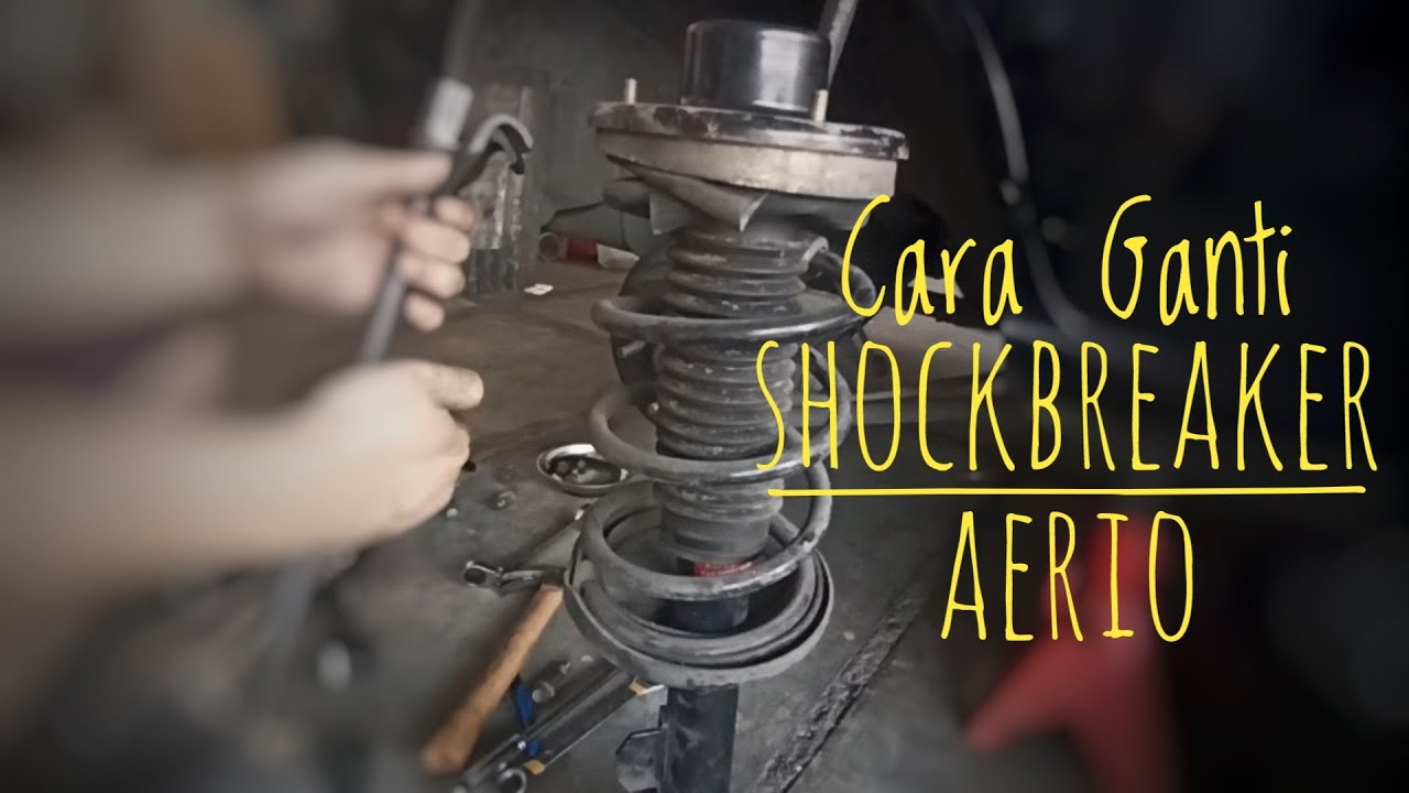 DIY cara ganti shock breaker belakang Aerio