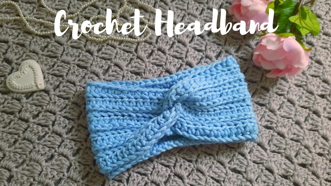 CROCHET EASY HEADBAND WITH TWIST | Crochet Headband/Ear Warmers For Beginners