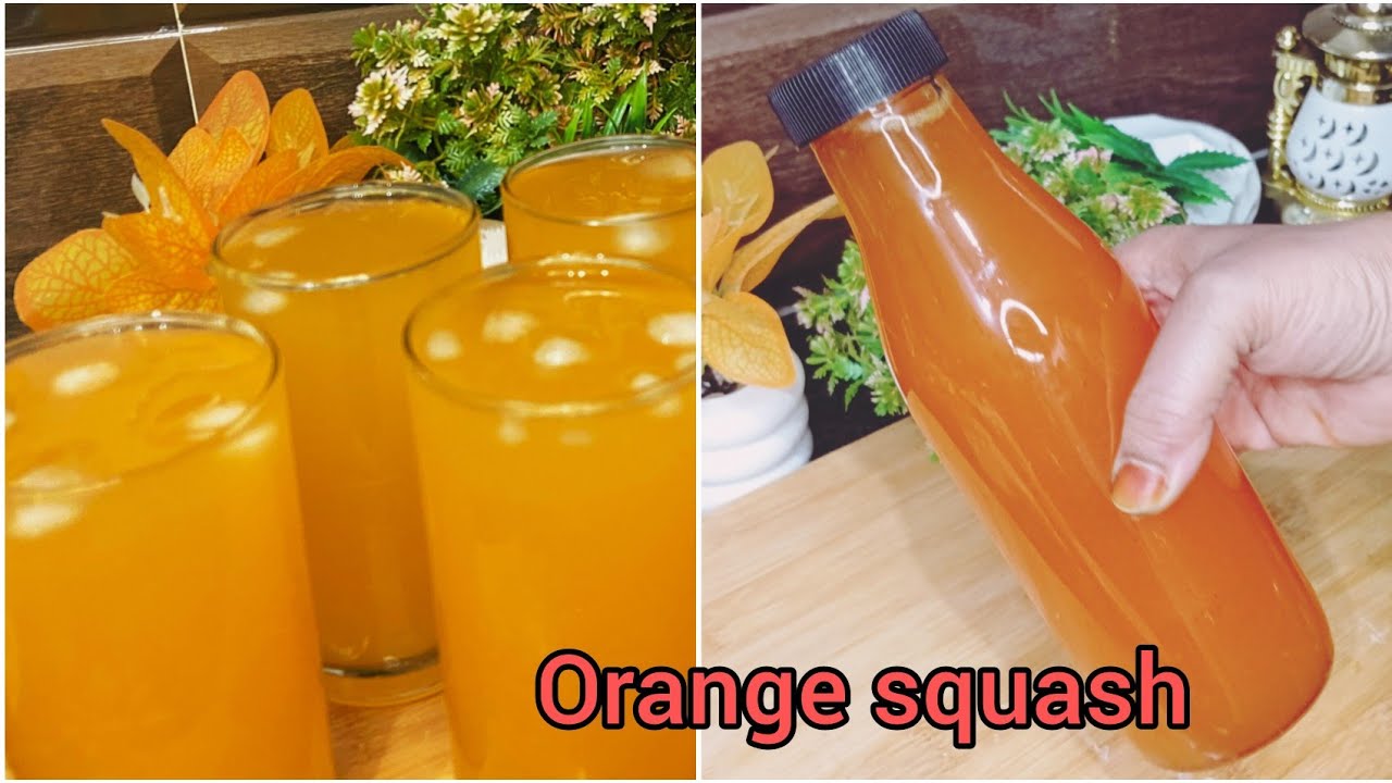 Homemade Orange Squash Recipe | Refreshing Summer Drink | No Preservatives