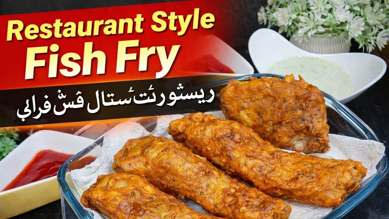 Restaurant style fish fry 🤤😁💗#subscribemychannel 