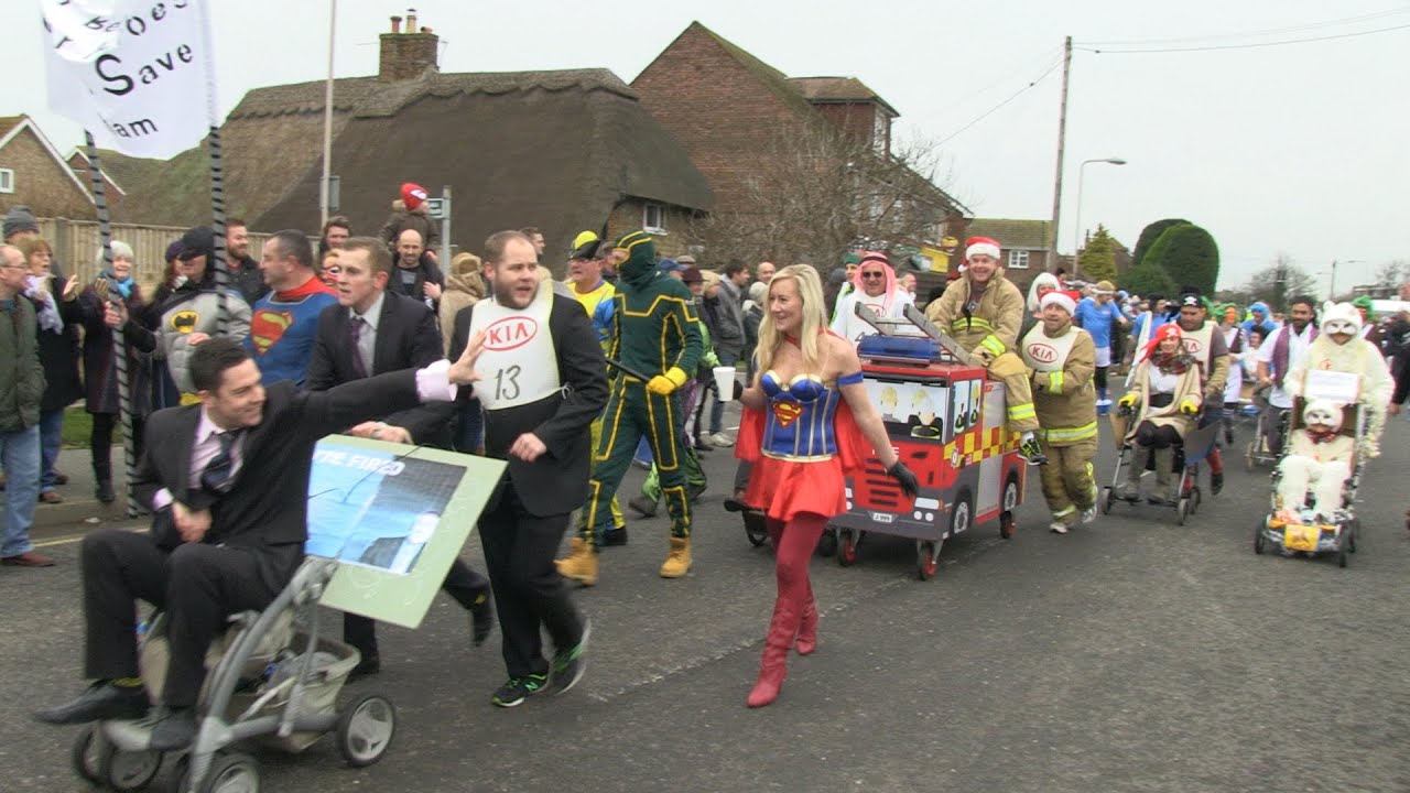 Pagham Pram Race 2014 Video Bognor Regis - Event Filmed by Neil Cooper