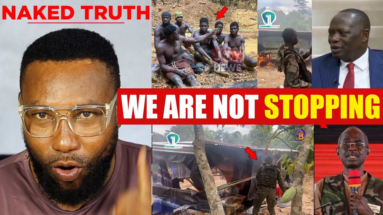 🔥NAIMOS Galamsey intense f!ght on Birim River, Minister F!res, Asiedu Nketia React