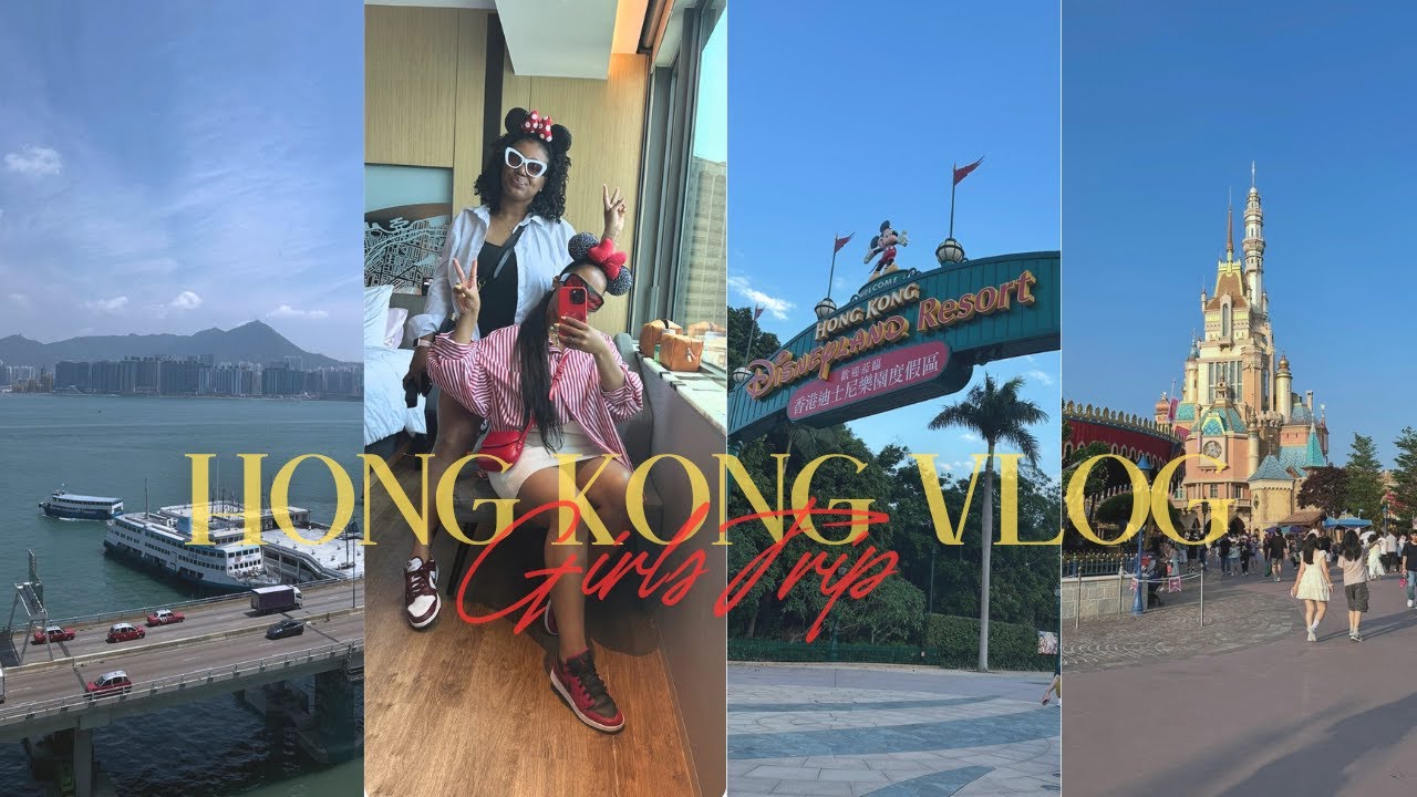 TRAVEL VLOG | PART 1 | DISNEYLAND | DINNER DATE | SHOPPING | #southafricanyoutuber #hongkong #vlog
