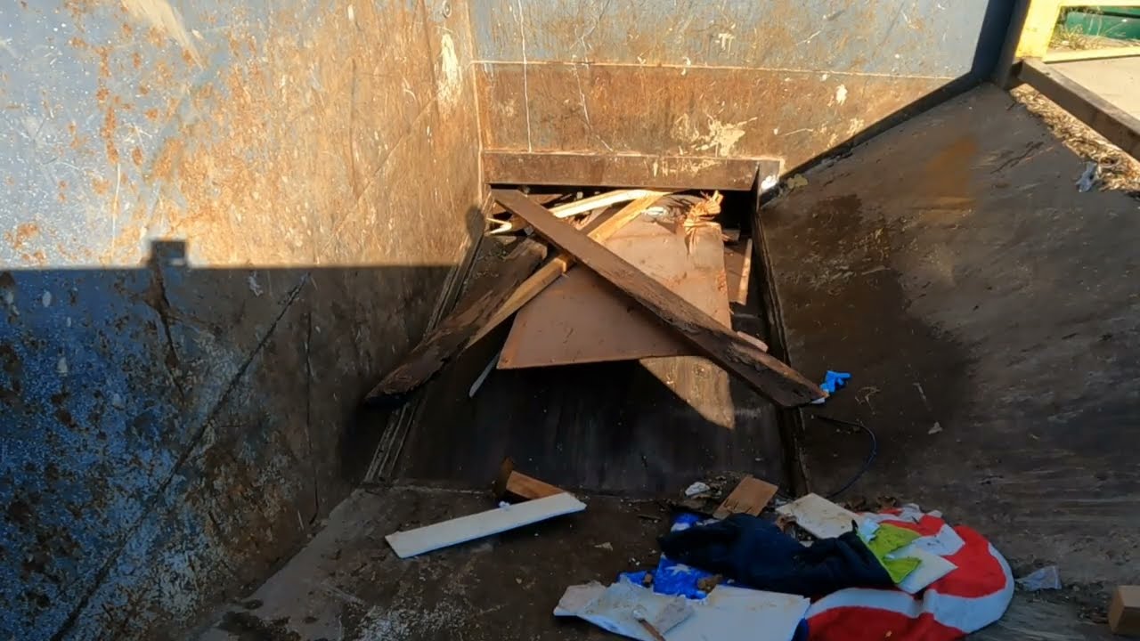 Compactor vs inflatable pools and garbage