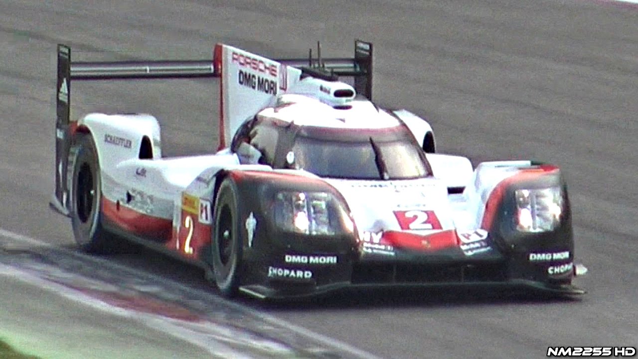 2017 Porsche 919 Hybrid LMP1 V4 Turbo SOUND - WEC Prologue Monza 2017
