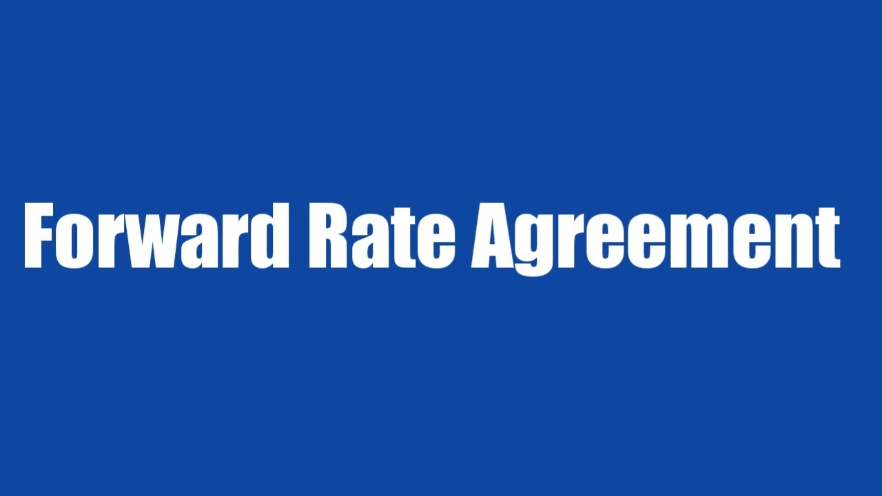 23.4: Forward Rate Agreement Payment