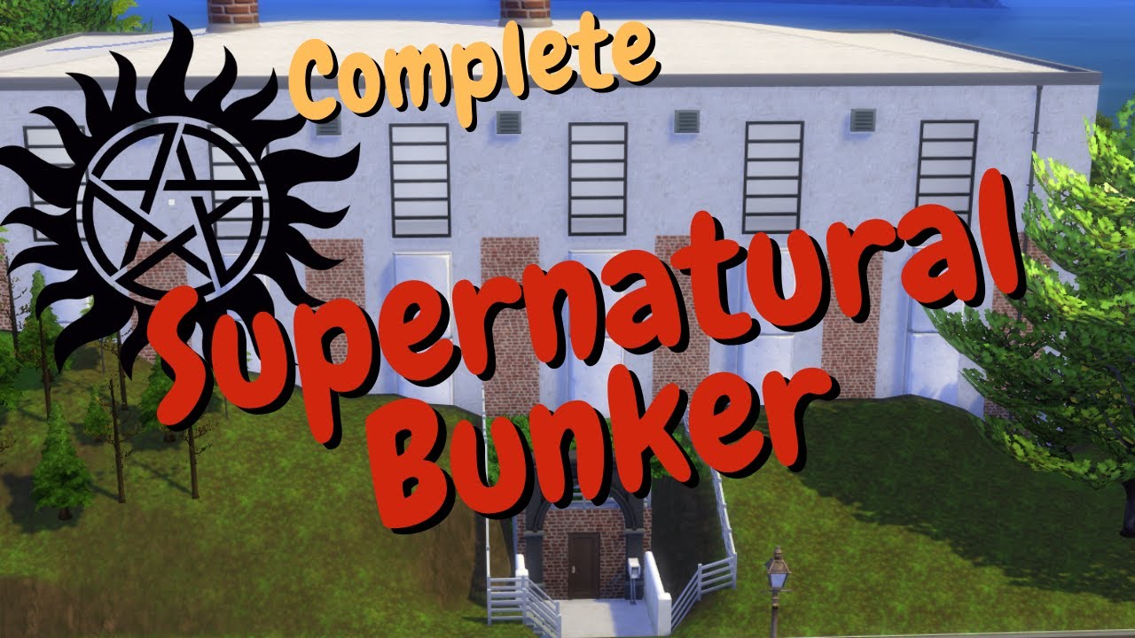 Building the Supernatural Men of Letters Bunker in The Sims 4