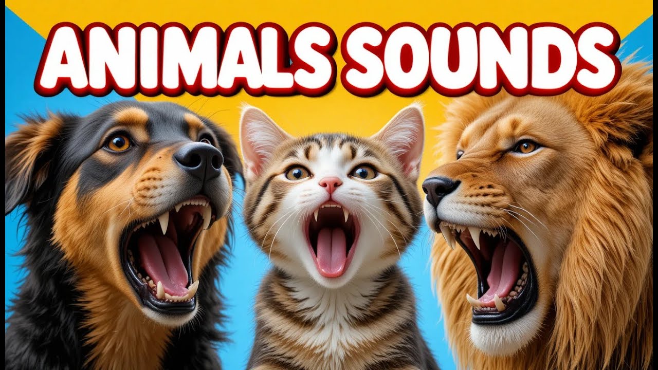 🐘🦁20 Animals Sounds 🐶🐱 | 20 जानवरों की आवाज़ | Learn Animals and their sounds for Kids | #animals