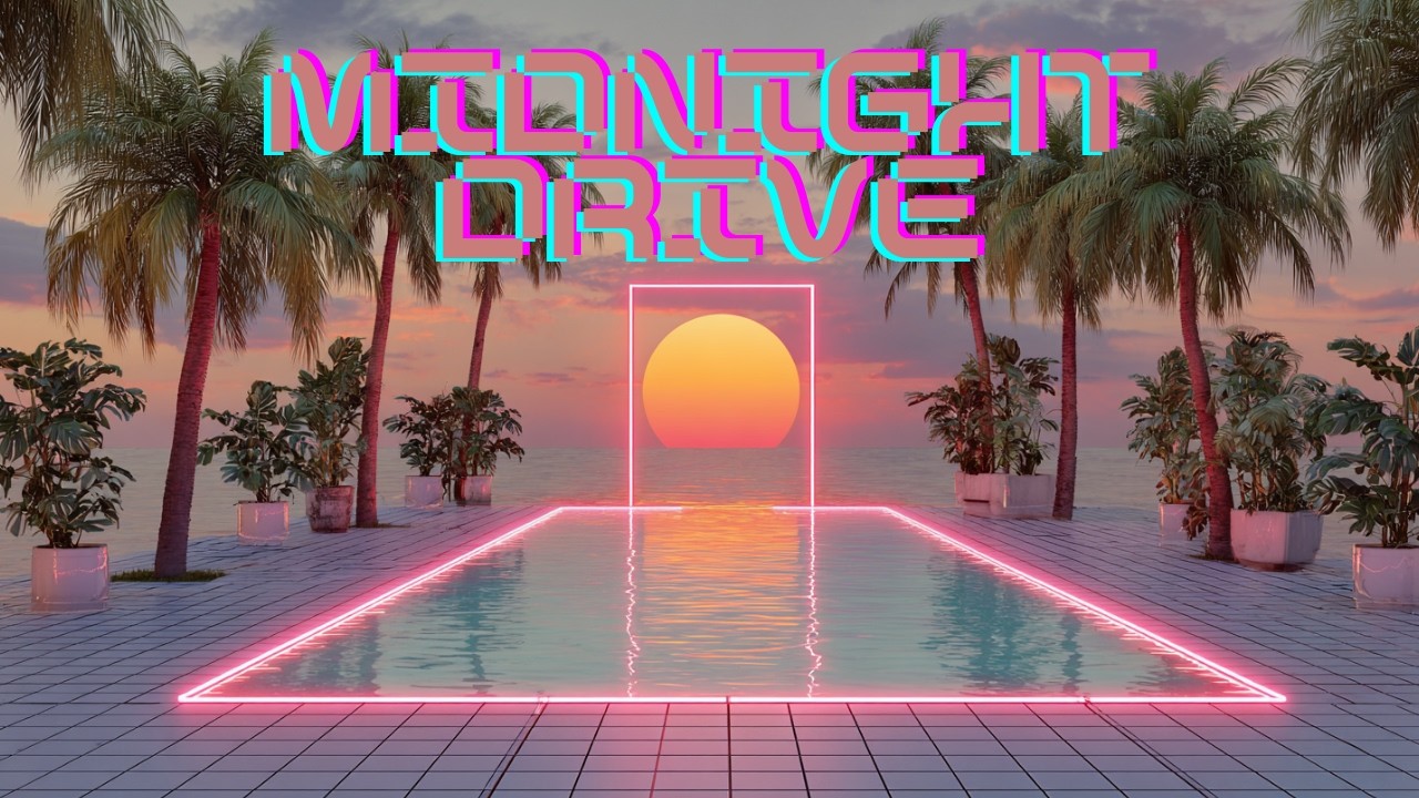 80s Synthwave Night Mix 🌙 Retro Radio Vibes for Focus, Driving & Late Nights
