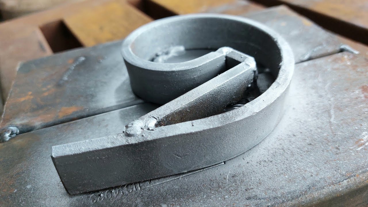 Flat bar and Square bar bending tricks // iron ornaments mold