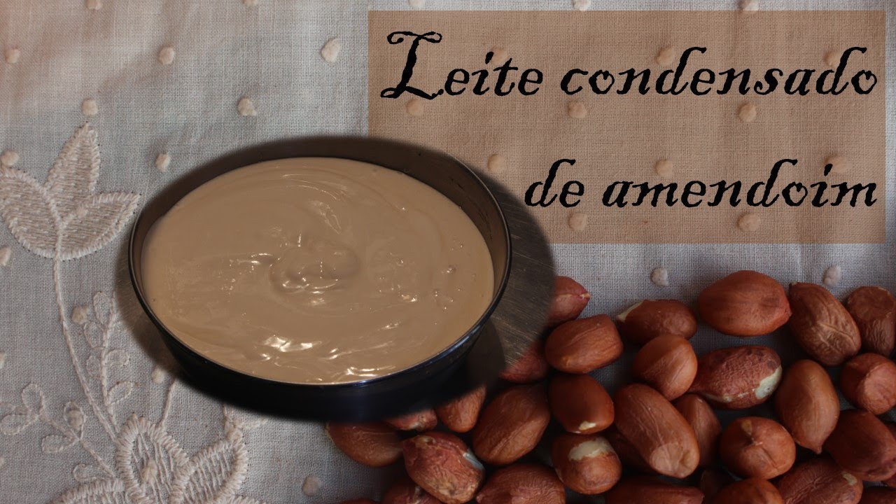 Leite condensado vegano de amendoim