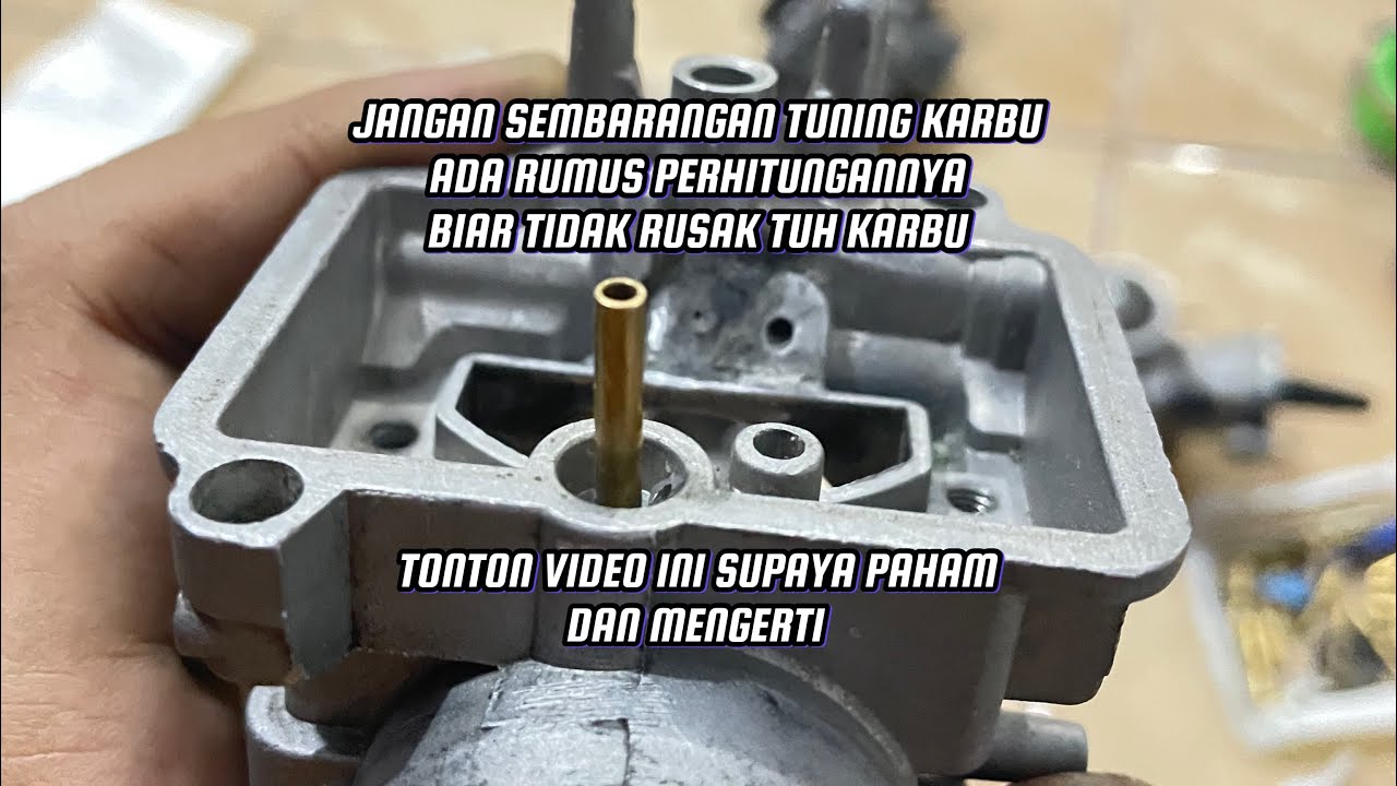 TUNING KARBU PWK TIDAK BOLEH SEMBARANGAN ADA RUMUS LUBANG AIR JET, BYPASS, PILOTJET OUTLET #KARBU