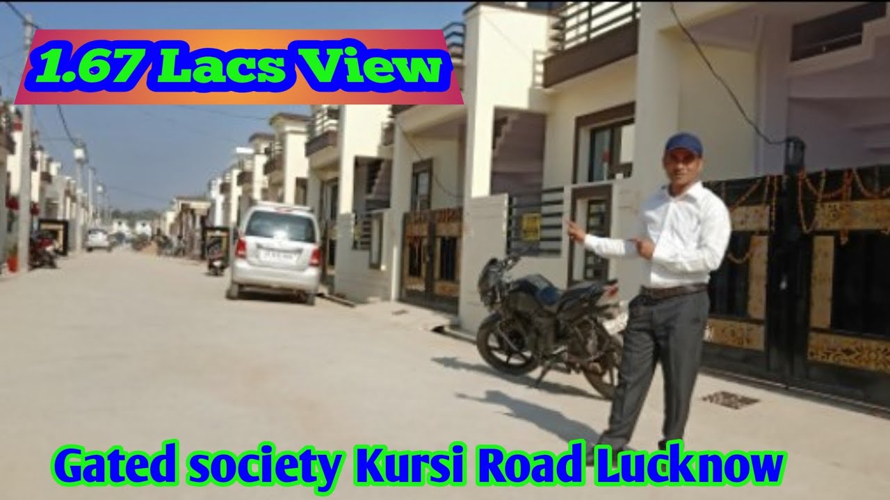 Dh3 update Row Houses |New Jankipuram kursi Road Lucknow Gated society new site 22.40L start @3200/